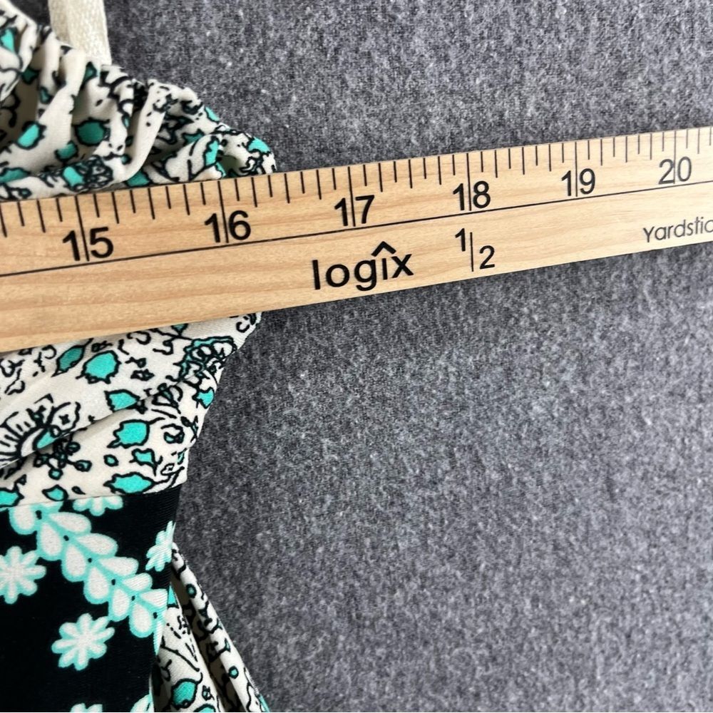 Ruby Rox Boho Floral Tie Back Dress Size S Cottagecore Y2K Adjustable Straps - Picture 10 of 12
